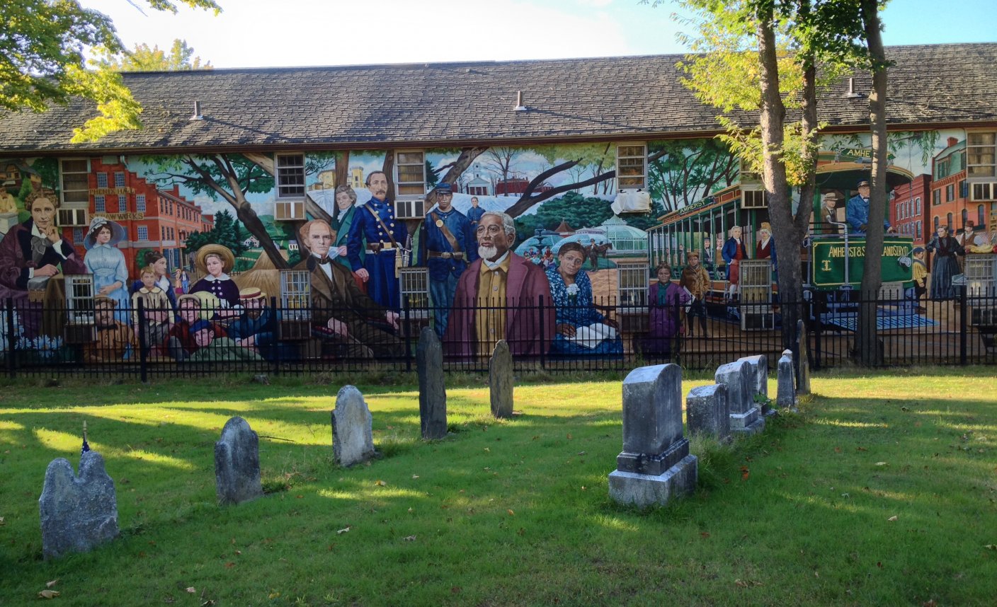 Amherst Cemetery Mural, representing an approach to Community Engaged Learning